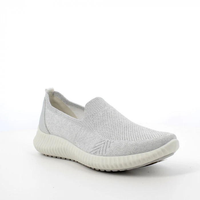Igi&co Sneakers Slip on donna (memory foam) - silver