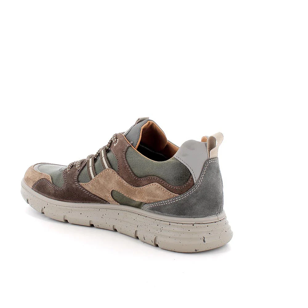 Igi&co Sneakers da uomo verde beige e marrone (memory foam) - immagine 4