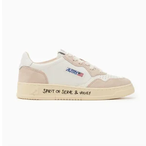 Autry Sneakers Medalist Low Wrt-Volley Donna Bianco Beige AULW - VY01
