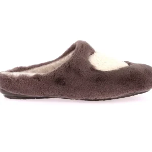 Grunland CI3058 Ciabatta in peluche con cuore | FAYE
