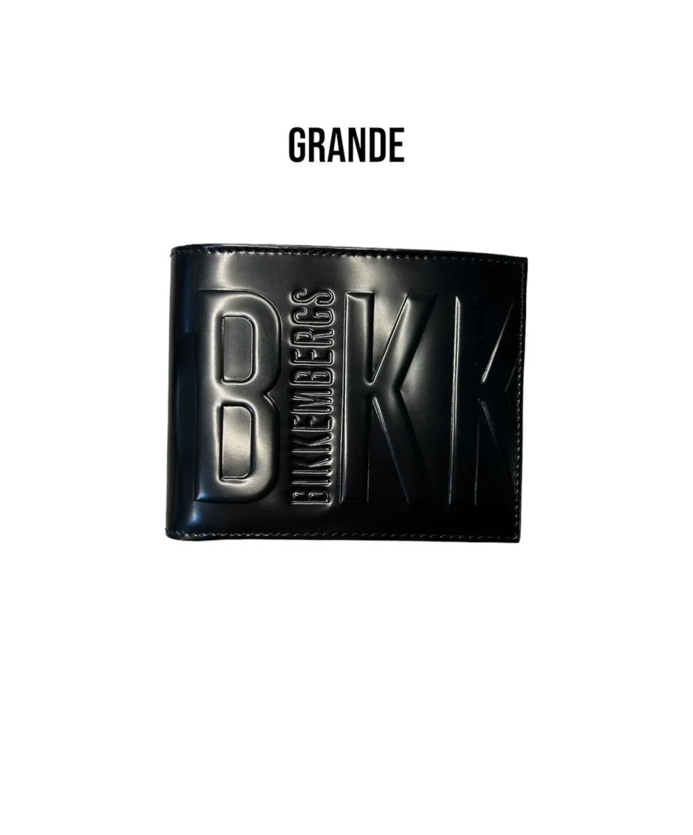 Bikkembergs Portafoglio grande - medio - piccolo in vera pelle - nero - immagine 3
