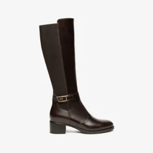 Nero Giardini I514644D Stivali Donna in Pelle e Tessuto