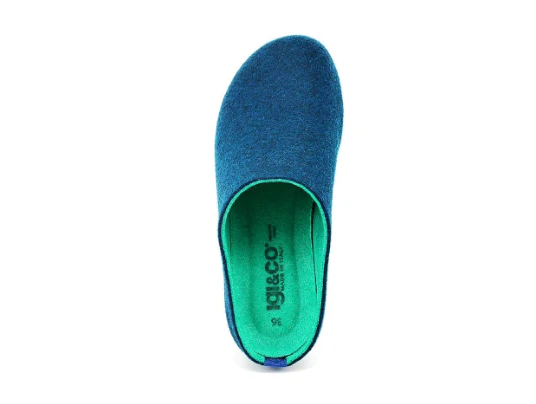 Igi&co Pantofola da donna Oslo - blu verde - immagine 4