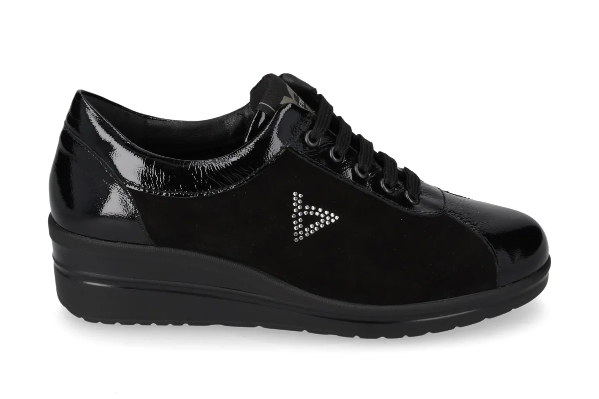 Valleverde VD204F Sneaker donna con tomaio e sottopiede in pelle - immagine 2
