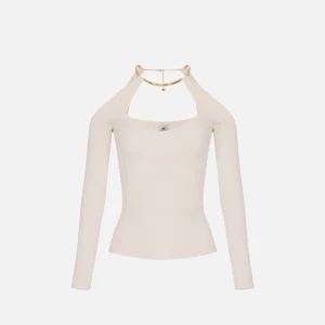 Maglia con dettaglio gioiello