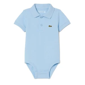 lacoste lcn pique bodysuit infant