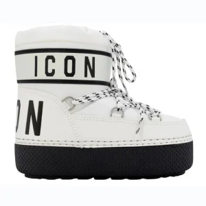 ICON Stivaletto Neve Platfrom Bianche