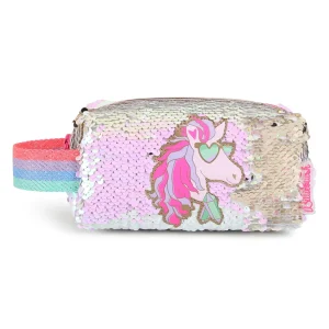 Pochette Billieblush Paillete con unicorno